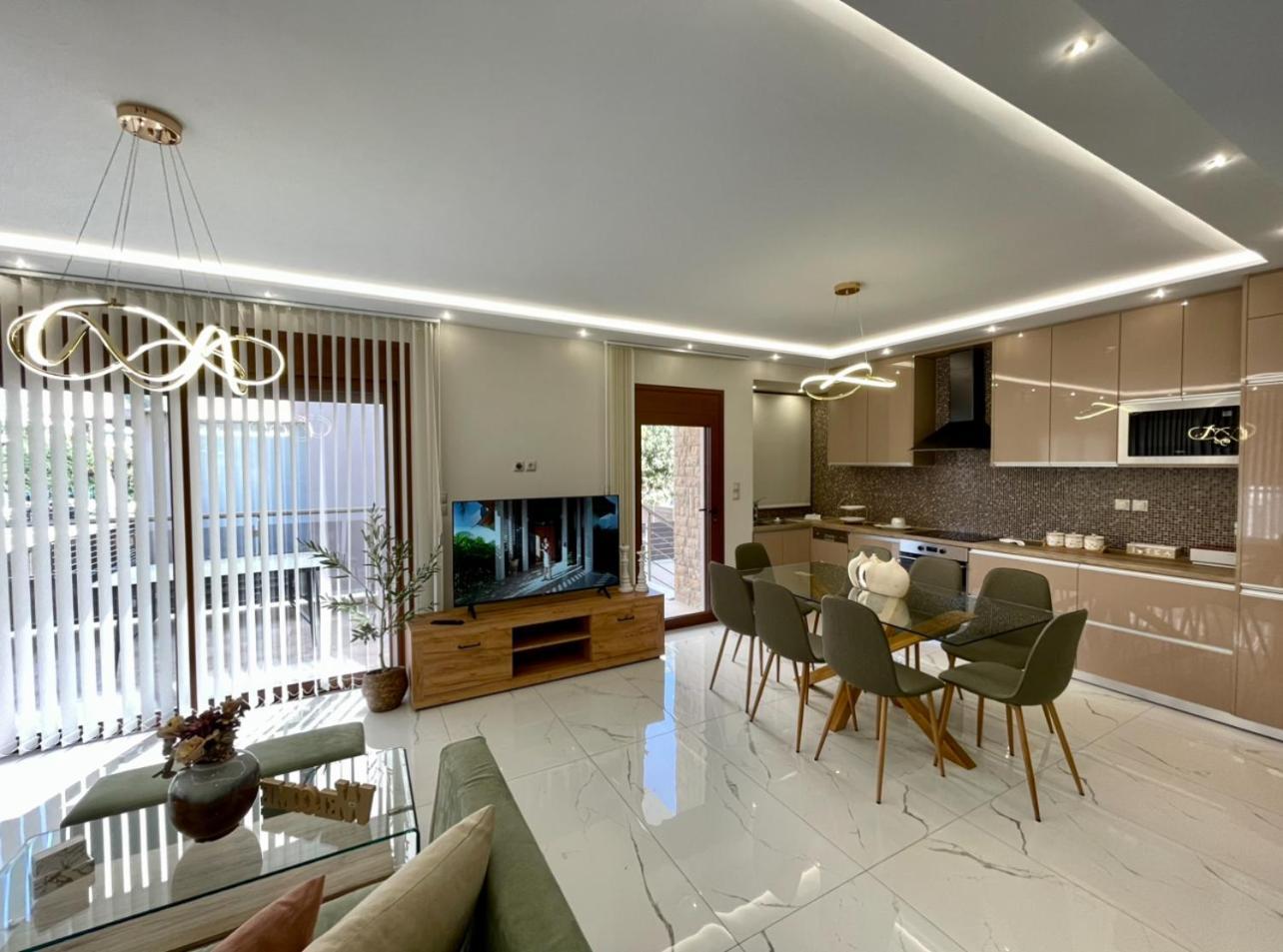 Agora Luxury Villa I Loutráki Exteriör bild